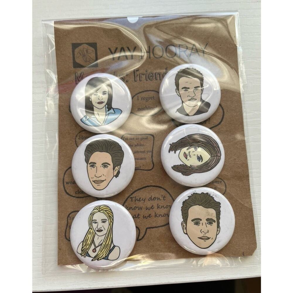 New Friends 6 Piece magnets set